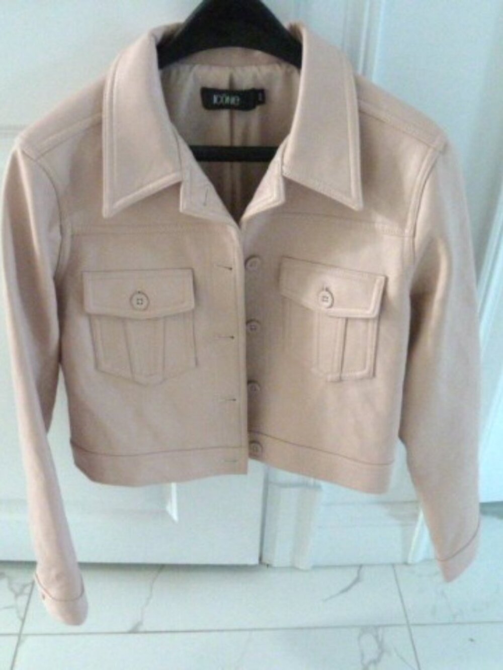 Icône brand faux leather jacket Exclusive Simons